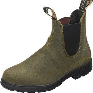 1615 Dark Olive Suede Blundstone Chelsea Boots
